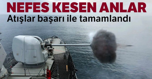 Deniz Kurdu-2019'da hava savunması atışları başarı ile tamamlandı