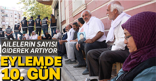Annelerin HDP önündeki oturma eylemi 10'uncu gününde