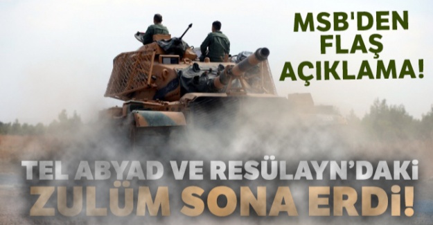 MSB'den flaş açıklama!