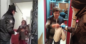 Polisi aramaktan çekindiğini söyleyen Meryem teyzenin yüreğine su serpti