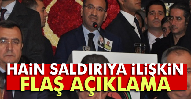Bakan Bozdağ'dan İzmir'deki patlamaya ilişkin flaş açıklama