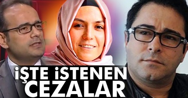 İşte o isimler için istenen ceza