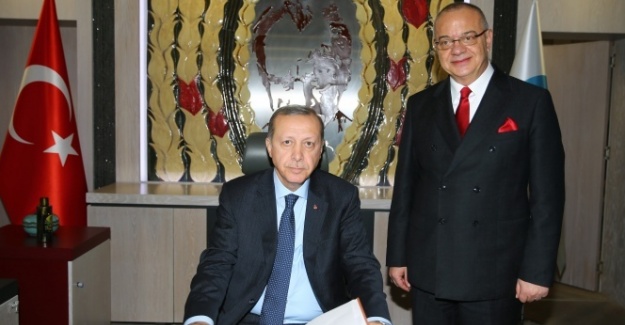Cumhurbaşkanı Erdoğan MHP'li başkanı ziyaret etti