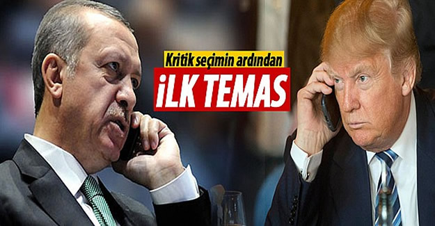 Erdoğan İle Trump Telefonda Görüştü