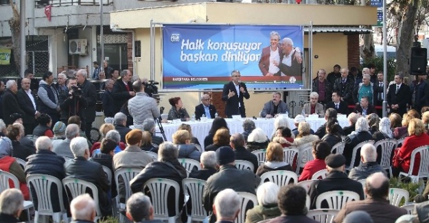 Karşıyaka Belediye Başkanı halkla buluştu