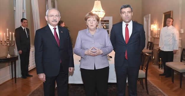 Merkel, CHP lideri Kılıçdaroğlu ile görüştü