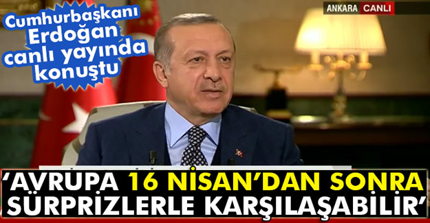 Cumhurbaskani Erdogan Cnn Turk Kanal D Ortak Canli Yayininda Konustu Politika Reel Politika