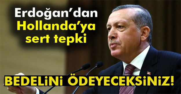 Cumhurbaşkanı Erdoğan'dan Hollanda'ya Sert Tepki!