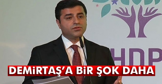 Selahattin Demirtaş'a bir şok daha