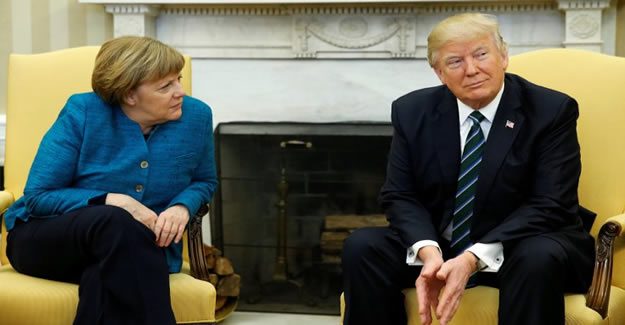 Trump, Merkel'in elini neden sıkmadı?