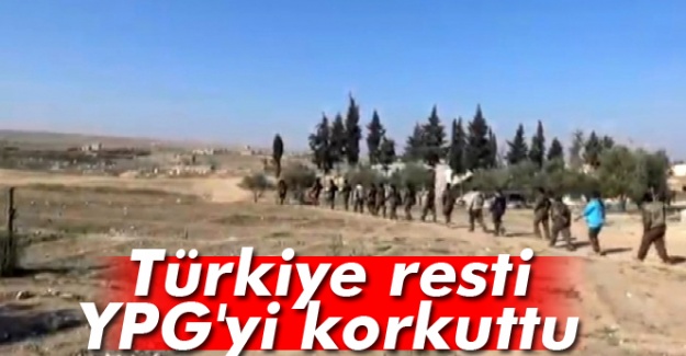 Türkiye Resti YPG'yi korkuttu