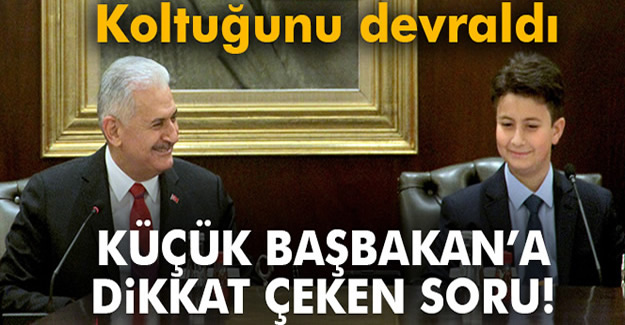 Başbakan Yıldırım, koltuğunu devretti