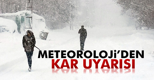 Meteoroloji'den Kar Uyarısı I Yurtta Hava Durumu