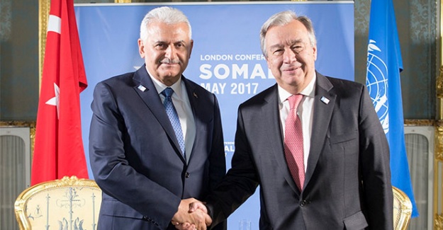 Başbakan Yıldırım, BM Genel Sekreteri Guterres ile görüştü