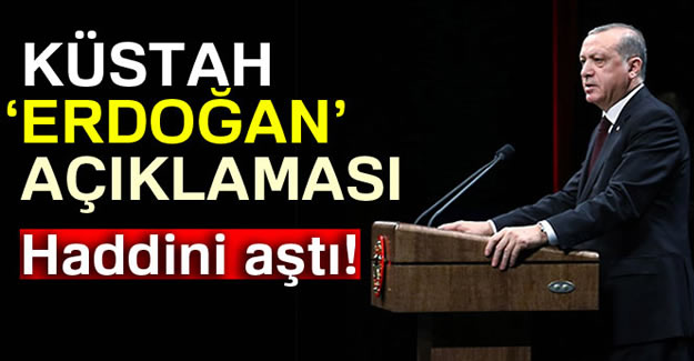 Belediye Başkanından Erdoğan için küstah açıklama