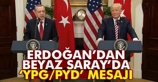 Erdoğan’dan Beyaz Saray’da