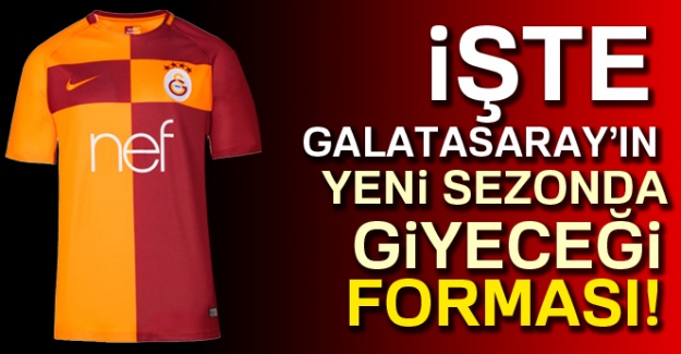 İşte Galatasaray’ın yeni sezon forması