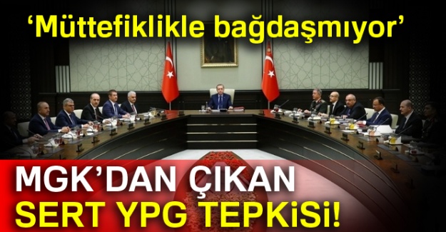 MGK toplantısı sonrası yazılı açıklama