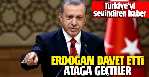 Türkiye'yi sevindiren haber! Erdoğan davet etti, atağa geçtiler