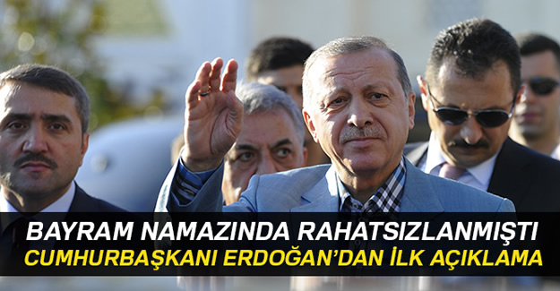 Cumhurbaşkanı Erdoğan'ın sağlığı iyi... İşte ilk açıklamaları