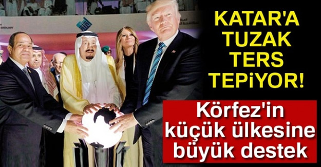 Katar'a tuzak ters tepiyor! Körfez'in küçük ülkesine büyük destek