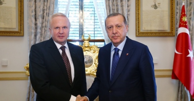 Cumhurbaşkanı Erdoğan BP Grup CEO'su Dudley'i kabul etti