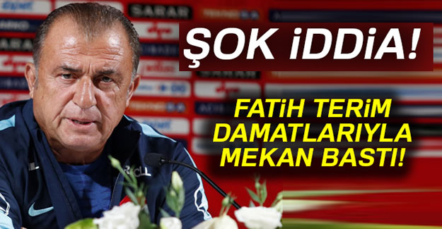 Fatih Terim'in damatlarıyla mekan bastı