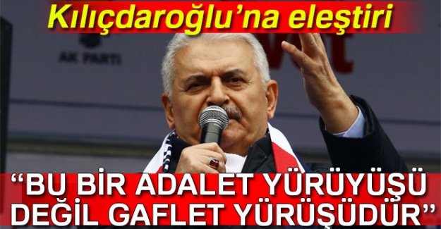 Kılıçdaroğlu'na eleştiri: "Bu bir adalet yürüyüşü değil gaflet yürüşüdür"