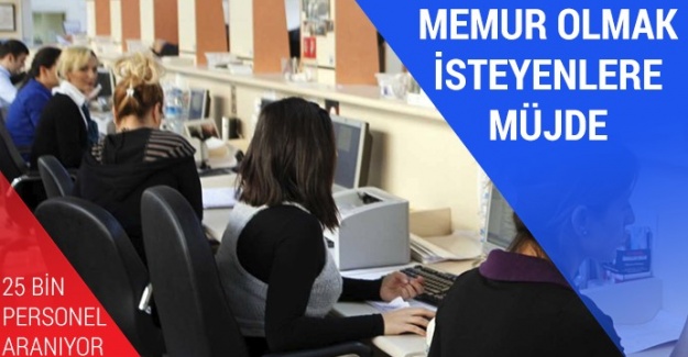 Memur olmak isteyenlere müjde