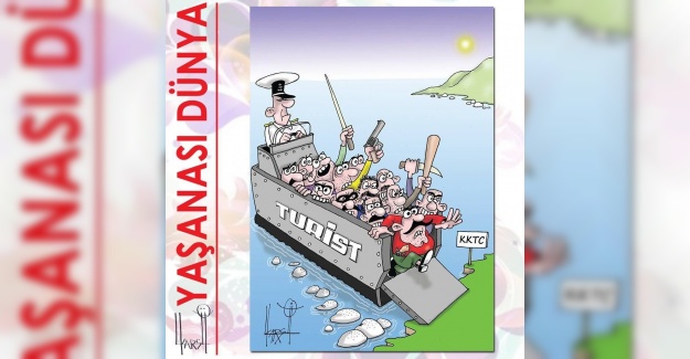 KKTC’de tepki çeken karikatür