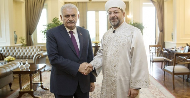 Başbakan yeni Diyanet İşleri Başkanıyla görüştü