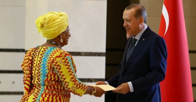 Cumhurbaşkanı Erdoğan, Gana Büyükelçisi Mancell-Egala'yı kabul etti