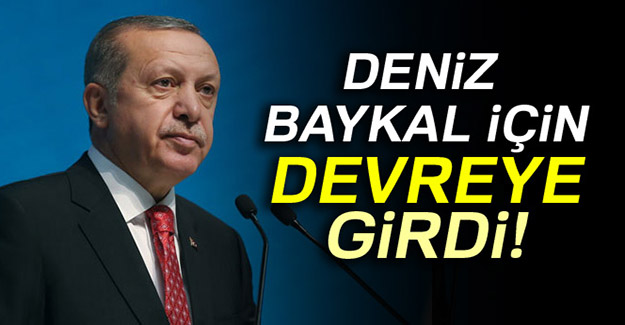 Cumhurbaşkanı Erdoğan, Deniz Baykal için devreye girdi