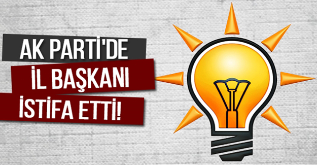 AK Parti'de bir istifa daha!