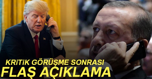 Erdoğan'dan Trump görüşmesi sonrası açıklama