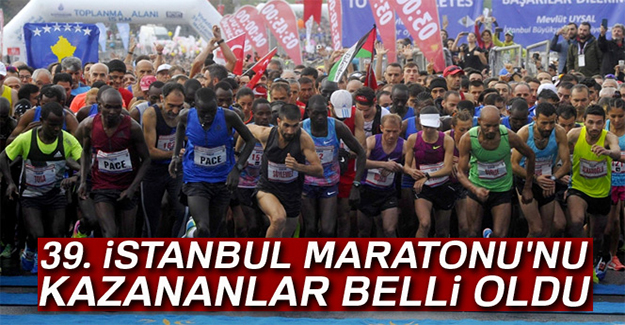 İstanbul Maratonu'nu kazananlar belli oldu