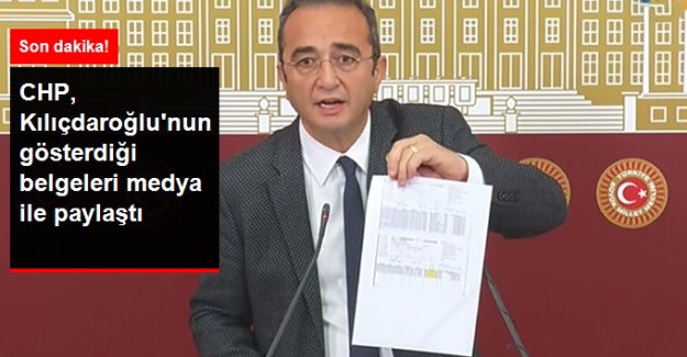CHP, Kılıçdaroğlu'nun gösterdiği belgeleri medya ile paylaştı