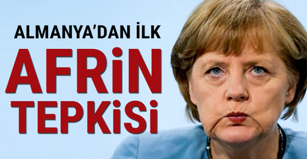 Almanya’dan Afrin açıklaması
