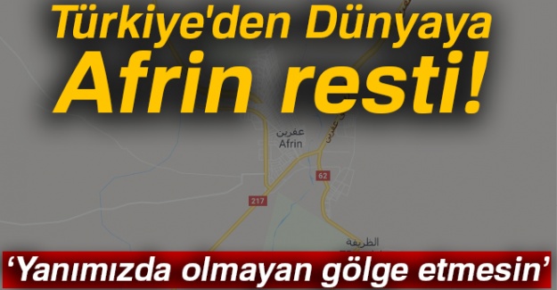 Bakan Çavuşoğlu'ndan 'Zeytin Dalı' operasyonu açıklaması