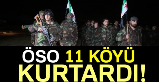 ÖSO, 11 köyü kurtardı