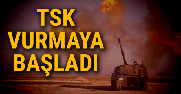 TSK, Afrin'deki terör hedeflerini vurdu