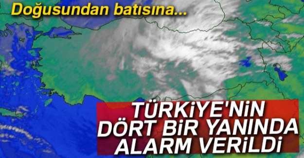 Türkiye'nin dört bir yanında fırtına alarmı