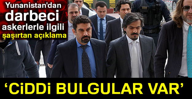 Yunanistan'dan 8 darbeci askerle ilgili flaş açıklama