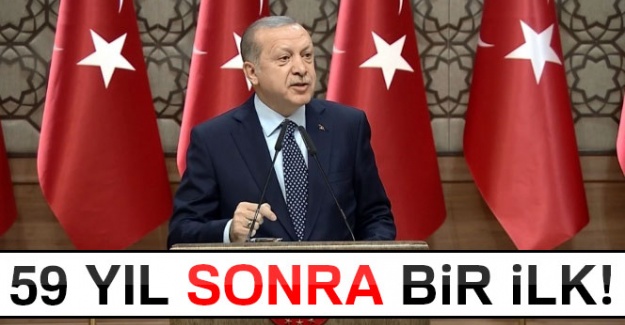 59 yıl aradan sonra bir ilk