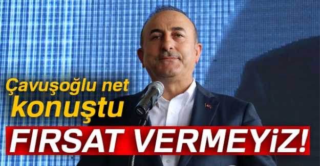 Bakan Çavuşoğlu: 'YPG/PKK'yı korumak için gelmek isteyenlere fırsat vermeyiz'