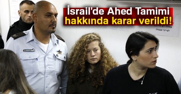 Filistinli Ahed Tamimi’ye 8 ay ceza
