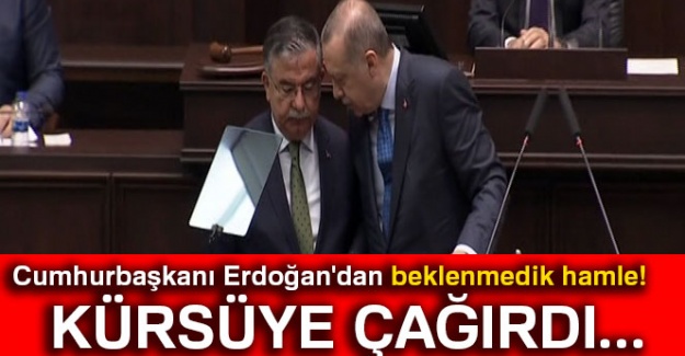 Cumhurbaşkanı Erdoğan'dan beklenmedik hamle! Kürsüye çağırdı...