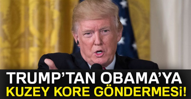 Donald Trump: Kore meselesi Obama...
