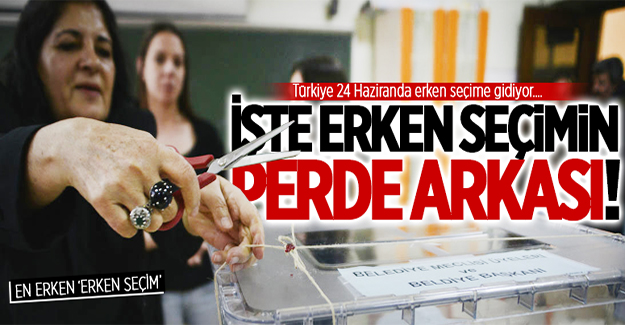 İşte Erdoğan'ın açıkladığı 24 Haziran kararının perde arkası