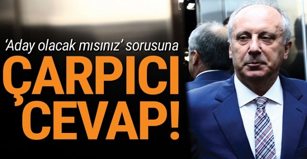 Kılıçdaroğlu ile görüşen İnce, 'aday olacak mısınız' sorusuna cevap verdi